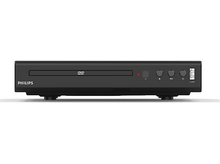 Charger l&#39;image dans la galerie, Lecteur DVD noir. Le lecteur a une fente pour un DVD et des boutons en façade. Fond blanc.
