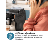 Charger l&#39;image dans la galerie, PHILIPS Machine expresso Série 3300 (EP3326/90) Machine expresso full automatique Noir
