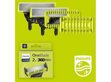 PHILIPS OneBlade 360 Blade + Body Kit - Lames de rechange (QP624/50)
