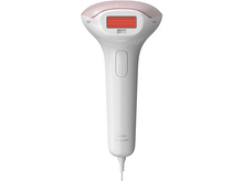 Charger l&#39;image dans la galerie, Appareil d&#39;épilation Philips Lumea, corps blanc avec tête rose.
