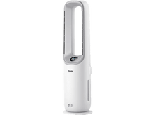 Charger l&#39;image dans la galerie, Refroidisseur d&#39;air Philips blanc et gris. Il est grand et mince avec un écran en haut et des commandes en bas.
