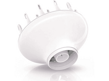 Charger l&#39;image dans la galerie, Diffuseur de sèche-cheveux blanc sur surface blanche avec reflet.
