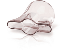 Charger l&#39;image dans la galerie, Dispositif médical en plastique transparent. L&#39;appareil est en forme de cloche, avec un design incurvé et une surface brillante.
