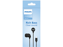 Charger l&#39;image dans la galerie, PHILIPS TAE2146BK/00 WIRED IN-EAR USB-C BLACK
