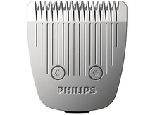 Charger l&#39;image dans la galerie, Lame de rasoir argentée avec plusieurs dents en haut. Logo Philips présent. Fond blanc.
