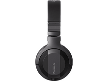 Charger l&#39;image dans la galerie, Casque Pioneer DJ noir avec un design circulaire et le logo Pioneer DJ.
