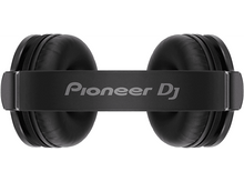Charger l&#39;image dans la galerie, Casque Pioneer DJ noir, vue de dessus, sur fond blanc.
