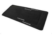 Charger l&#39;image dans la galerie, Tapis de sol Playseat noir avec lettrage blanc sur fond blanc.
