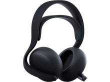 Charger l&#39;image dans la galerie, Casque noir sur fond noir. Le casque est sans fil.
