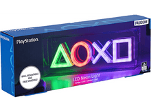 Charger l&#39;image dans la galerie, Lumière néon LED PlayStation dans une boîte, avec logos et boutons de couleur.
