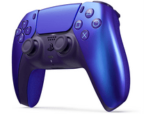 Charger l&#39;image dans la galerie, Manette PlayStation 5 dégradé bleu sur fond blanc.
