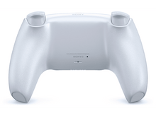 Charger l&#39;image dans la galerie, Une manette PlayStation 5 blanche, avec le logo Sony et le pavé tactile visibles, et le dos vers le haut.

