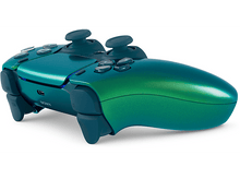 Charger l&#39;image dans la galerie, Manette PS5 verte et sarcelle. La manette est sur fond blanc.
