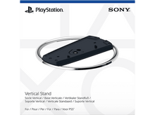 Charger l&#39;image dans la galerie, Support vertical PlayStation, avec base, design circulaire et marque.
