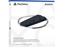 Charger l&#39;image dans la galerie, Support vertical PlayStation 5 dans sa boîte, logos PlayStation et Sony visibles.
