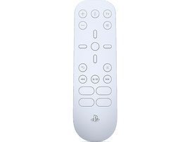 Télécommande blanche avec de nombreux boutons pour la TV.