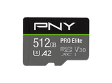 PNY Carte mémoire microSD PRO Elite 512 GB (PNYPSDUX512U31) 512 GB 90 Mbit/s