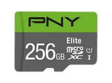 PNY Carte mémoire microSDHC 256 GB (PNYSDU256V1110)