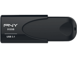 Clé USB PNY 512 Go USB 3.1 noire.