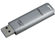 Clé USB argentée avec l'étiquette 'PNY' et 'USB 3.1'.