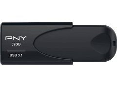 PNY Clé USB 3.1 Attache 4 32 GB Noir (PNYFD32GATT431)