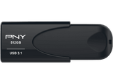 PNY Clé USB 3.1 Attache 4 512 GB Noir (PNYFD512ATT431)