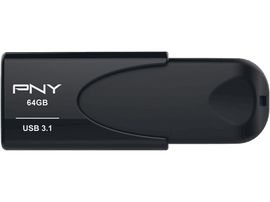 PNY Clé USB 3.1 Attache 4 64 GB Noir (PNYFD64GATT431)