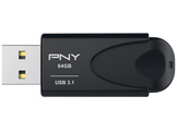 PNY Clé USB 3.1 Attache 4 64 GB Noir (PNYFD64GATT431)