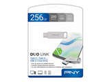 PNY Clé USB-C 3.2 Duo Link 128 GB (PNYFD128DULINK)