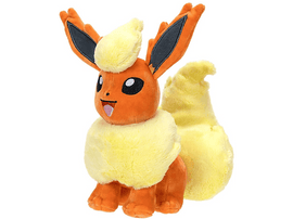 JAZWARES Pokémon: Flareon Knuffel 20 cm Figurine