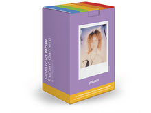 Charger l&#39;image dans la galerie, Une boîte violette avec un dessus coloré. Il est écrit Polaroid Now Instant Camera Generation 2 sur le côté, avec une image d&#39;une personne.

