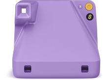 Charger l&#39;image dans la galerie, Un appareil photo Polaroid violet, avec un bouton d&#39;alimentation orange et un 8 sur l&#39;écran.
