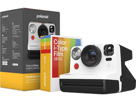 POLAROID Appareil photo instantané Now 2 Everything box Blanc et Noir