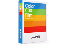 Charger l&#39;image dans la galerie, Un paquet de film Polaroid Color 600 avec une palette de couleurs arc-en-ciel sur la boîte.
