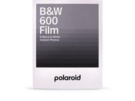 POLAROID Papier photo instantanné noir et blanc pour Polaroid 600 8 photos (006001)