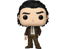 Charger l&#39;image dans la galerie, Une figurine Funko Pop d&#39;un homme en veste et pantalon marron, avec des cheveux noirs.

