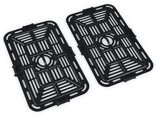 Charger l&#39;image dans la galerie, L&#39;intérieur d&#39;un four noir avec un ventilateur et une ventilation.
