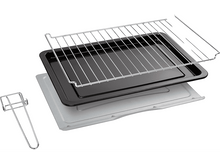 Charger l&#39;image dans la galerie, Pièces de four : grille, plaque de cuisson et lèchefrite, toutes séparées.
