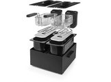 PRINCESS Friteuse Double Black Fryer (183028) Friteuse Noir