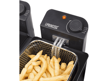 Charger l&#39;image dans la galerie, PRINCESS Friteuse Double Black Fryer (183028)
