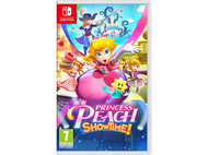 Boîte de jeu Nintendo Switch, illustration de la jaquette du jeu Princess Peach Showtime.
