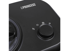 Charger l&#39;image dans la galerie, Panneau de commande noir avec molette et icônes d&#39;appareil.
