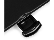 Charger l&#39;image dans la galerie, Plancha noire avec bac à graisse ouvert. La marque Princess est visible.
