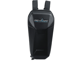 Sac noir et rigide avec un logo PRO-mounts, conçu pour transporter des objets.