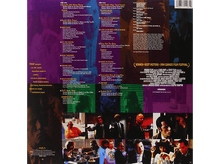 Charger l'image dans la galerie, Dos de l'album avec le texte de Pulp, la liste des chansons et un collage d'images de films, avec un logo 'Miramax'.
