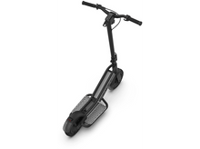 Charger l&#39;image dans la galerie, Une trottinette électrique vue d&#39;en haut, montrant la plateforme et le guidon.
