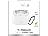 PURO 0.3 NUDE TPU Cover Airpods Pro 3 Transparent