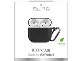 PURO ICON Silicon Cover Airpods 4 Black