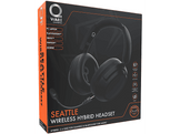 QWARE Casque de gaming Seattle Hybrid Noir (QW GMH-90BL)