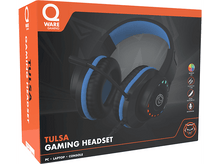 Charger l&#39;image dans la galerie, QWARE Casque gamer Tulsa Bleu (QW GMH-36BU)
